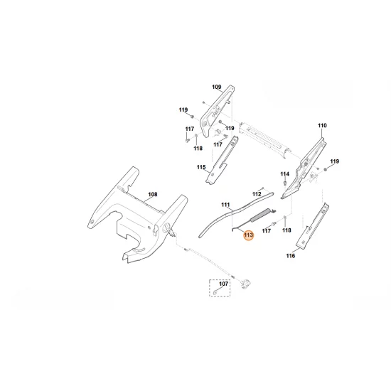 Stihl   Sprężyna naciągowa 6375 703 5100
